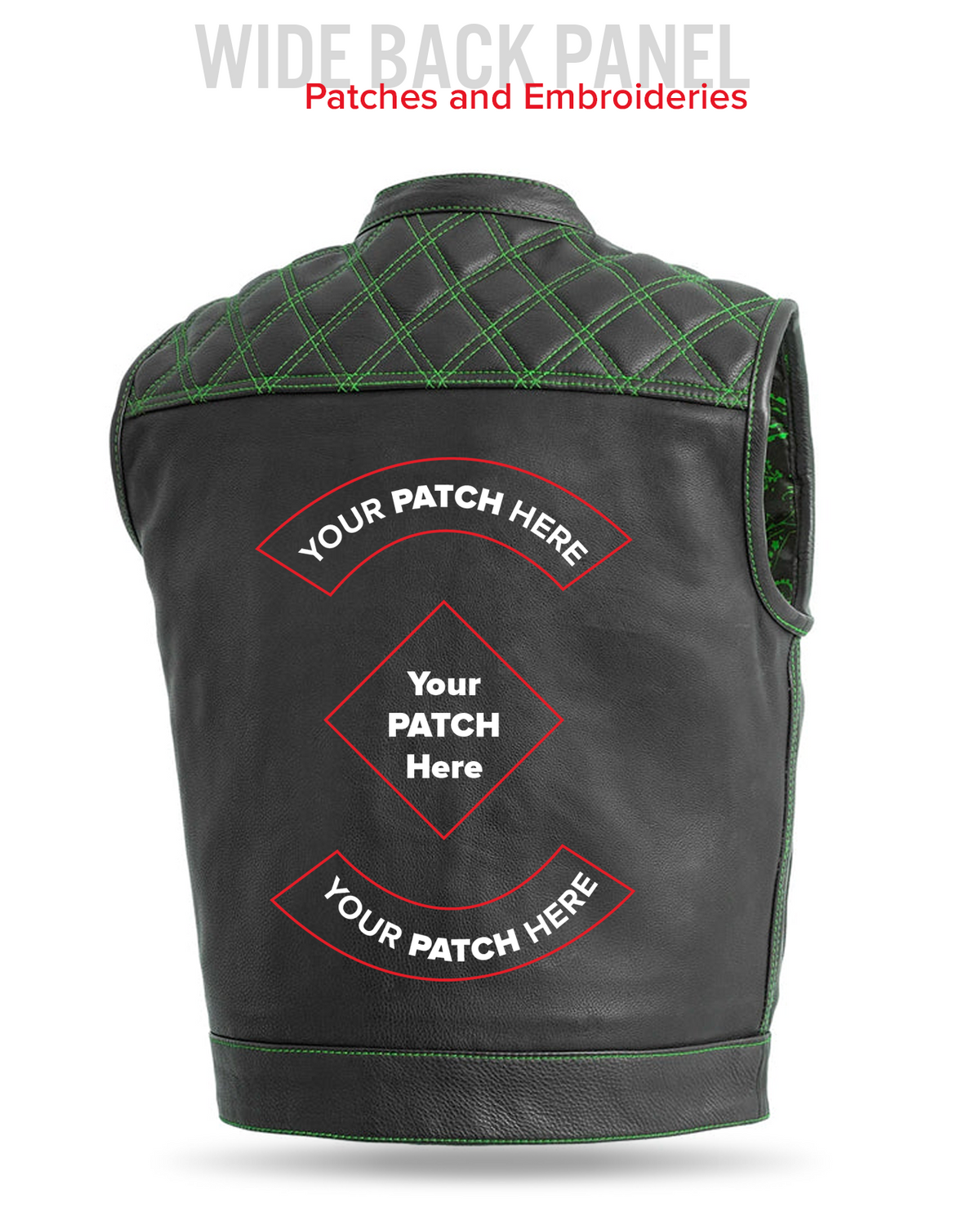 Upside Men's Club Style Leather Vest