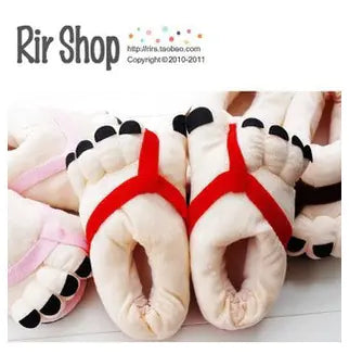 Cute Winter Cotton Slippers for Couples with Cartoon Design- 888