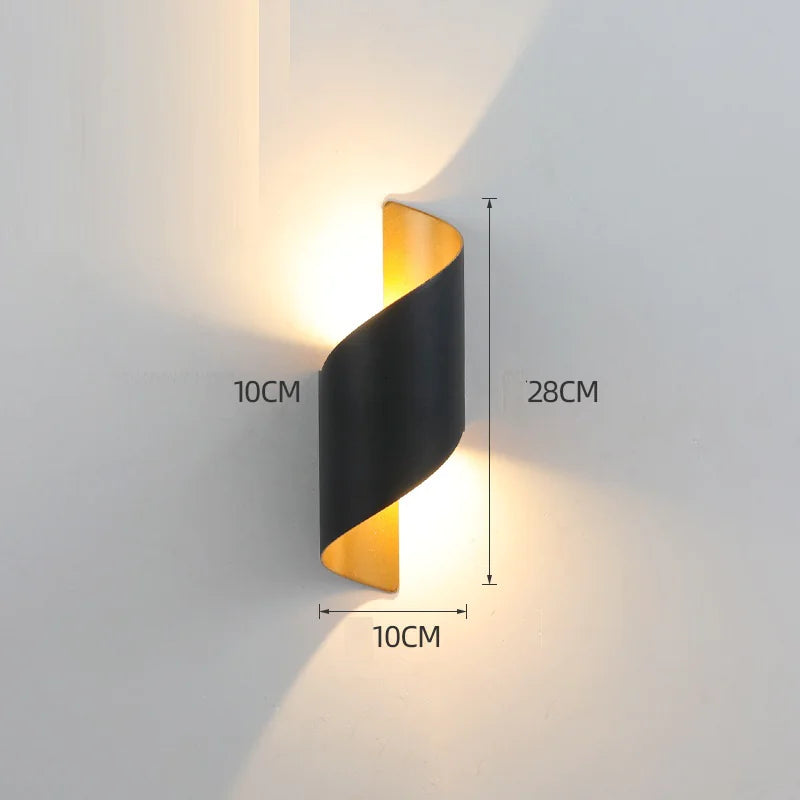 Waterproof Solar-Powered LED Wall Light - 888