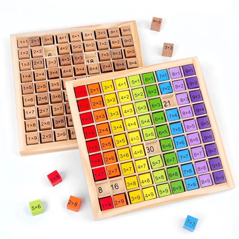 Wooden Math Blocks - 888