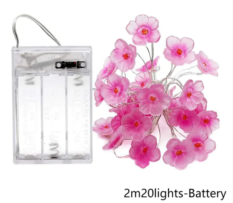 LED Light String Solar Cherry Blossom Lamp - 888