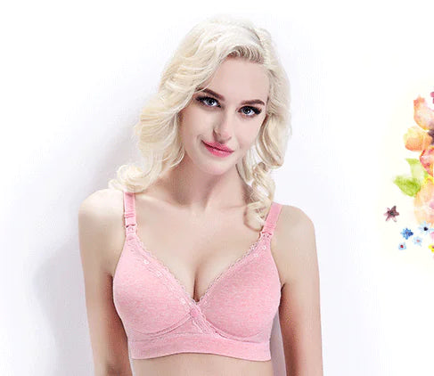 Cross Nursing Bra for Maternity and Breastfeeding - Lingerie