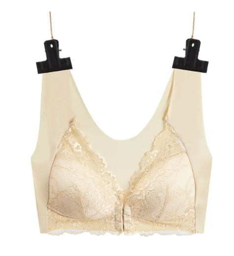 WOLFF Elegant Support Bra with Delicate Lace (One Piece) - Lingerie