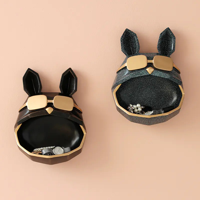 Nordic Style Wall-Mounted Dog Storage Box Decor