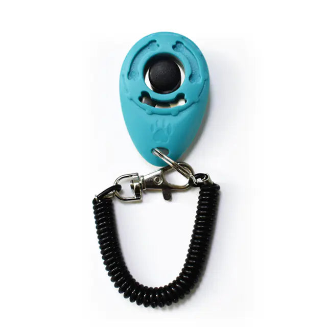 Einstellbarer Hundetrainings-Clicker mit Schlüsselanhänger-Gurt 