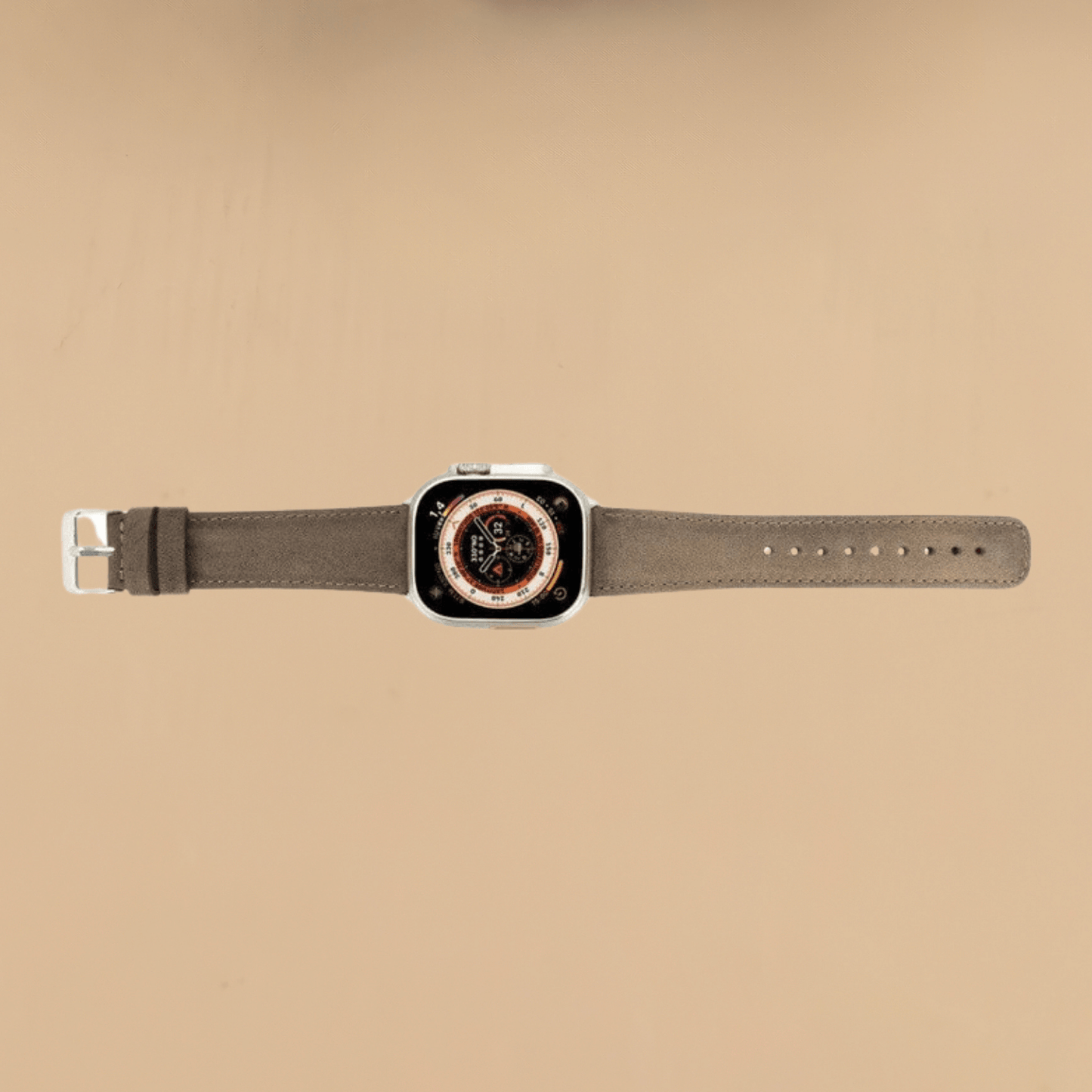 Apple Watch Brown Leather Strap - Boston