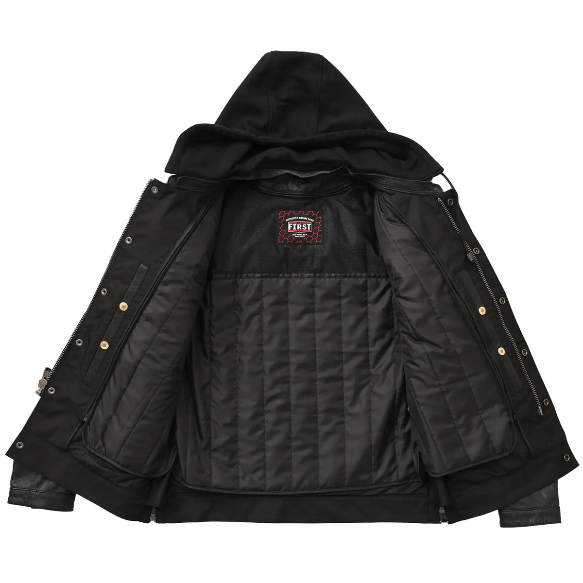 Nightstrike Men’s Motorcycle Leather Jacket