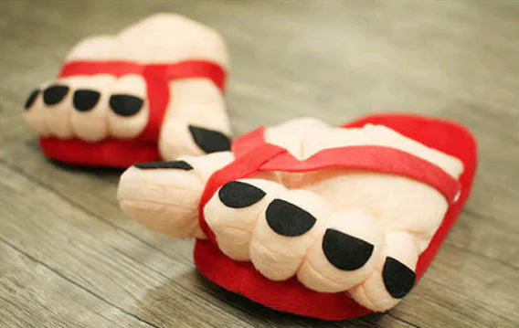 Cute Winter Cotton Slippers for Couples with Cartoon Design- 888