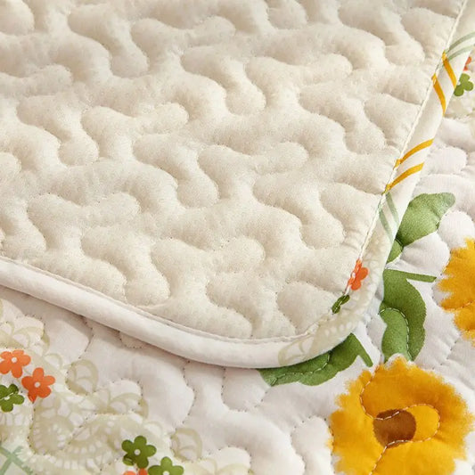 Chick Floral Non-slip Cotton Sofa Cushion (Four Seasons)