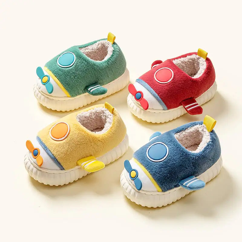 Cartoon Warm Cotton Slippers for Kids- 888