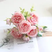 5 Heads Artificial Peony Simulation Flower Decoration