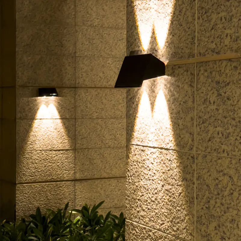 LED Solar Wall Light for Outdoor Garden Decoration - 888