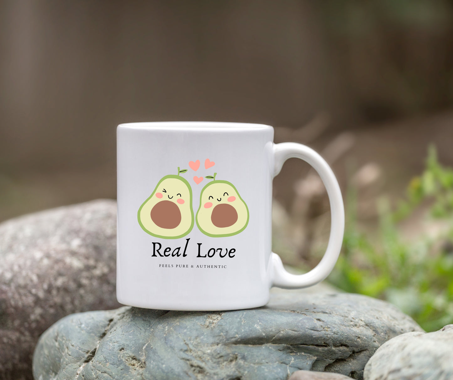 Avocado Mug, Reel Love Mug, Couples Mug, Valentine's Day Mug, Cute Avocado Coffee Mug, Valentine Coffee Mug, Valentine gift (11oz, 15oz)