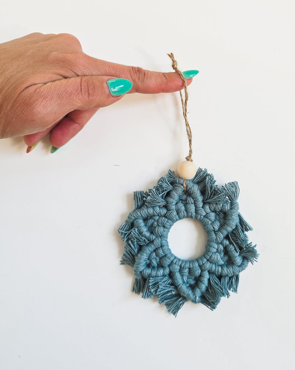Macrame Snowflake Ornament