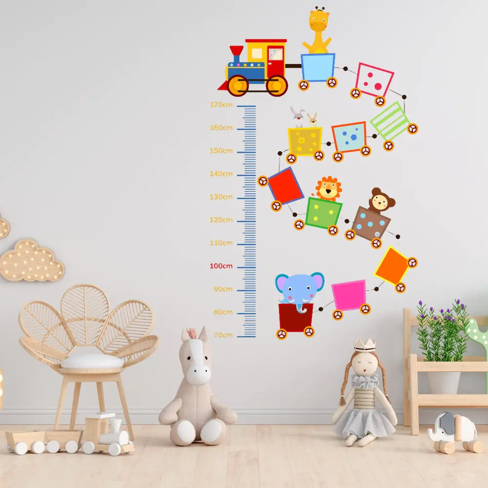 Cartoon Animal Wall Stickers for Kids' Room Decor