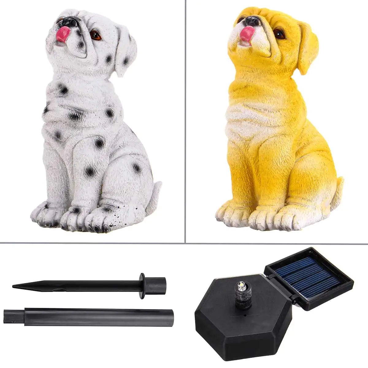 Solar LED Dog Garden Light - Outdoor Decor Sculpture - 888