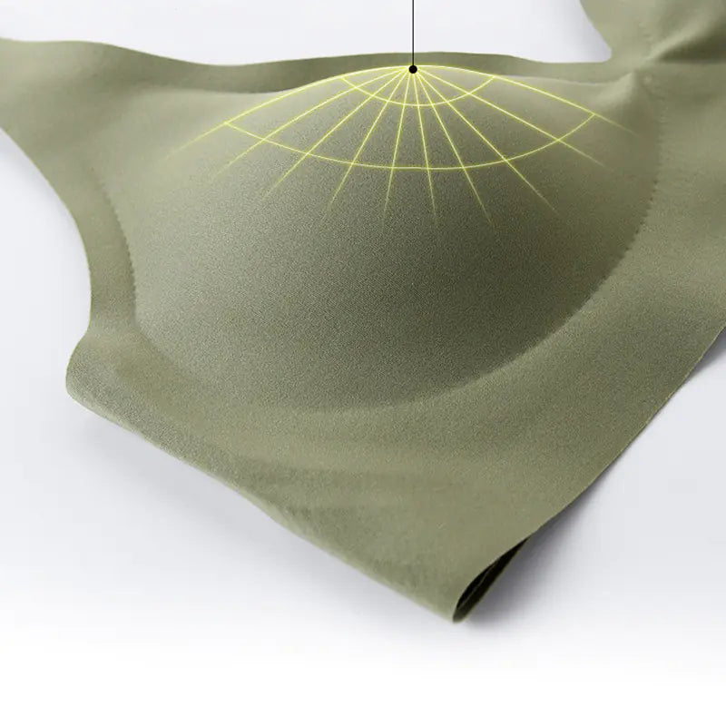 Seamless Adjustable Bra with No Steel Ring Design - Lingerie