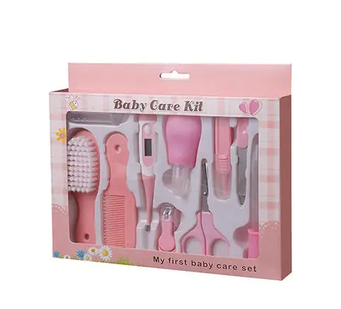 Thermometer für Mutter und Kind, Fütterung, Nasenpflege, 10-teiliges Set, Baby-Maniküre-Klemme, Nagelknipser-Set