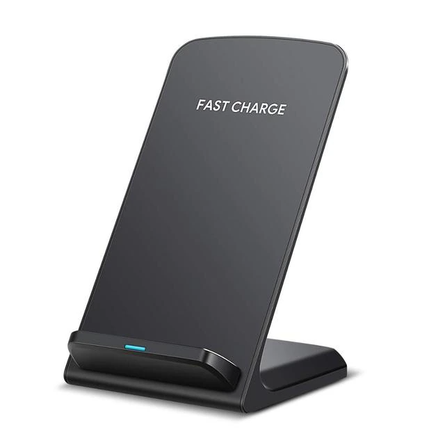 Qi Wireless Fast Charger Charging Pad Stand Dock For Samsung Galaxy iPhone Phone - us seller