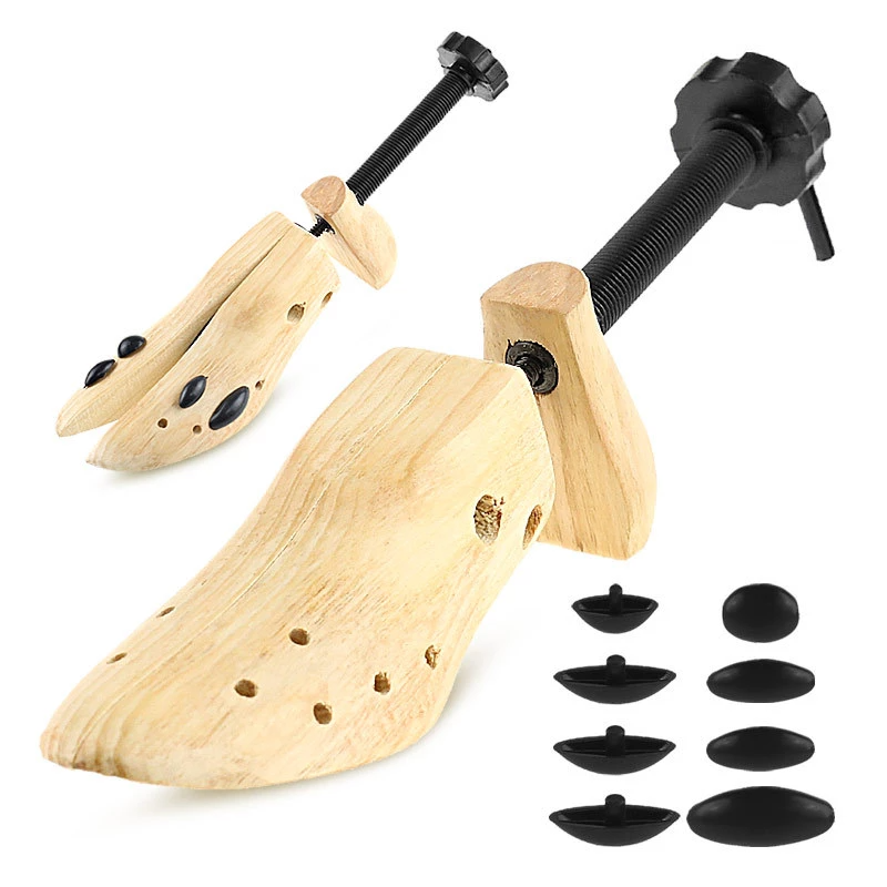 2-Way Wooden Adjustable Shoe Stretcher Expander Men Women Boot Size US 5-13 - Us seller