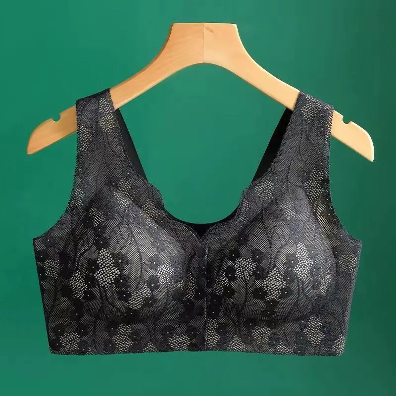 Seamless Front Closure Bra for Older Women (Plus Size) - Lingerie