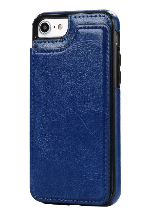 Card Holder Flip Phone Case for iPhone 8 & Samsung S8+