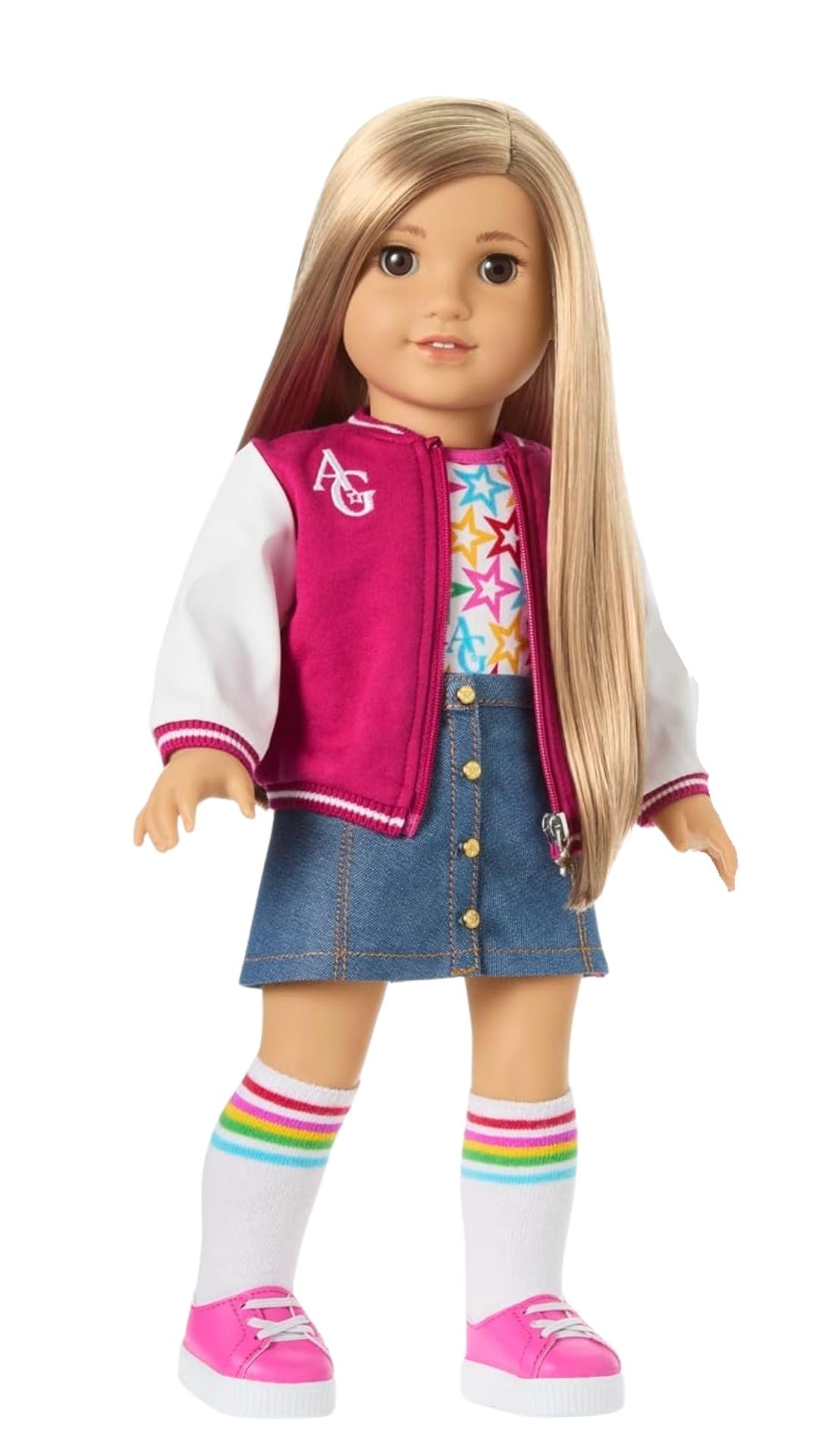 American Girl, Truly Me 18-inch Doll #131 with Brown Eyes, Straight Blonde Hair, Light-to-Medium Skin, for Ages 6+