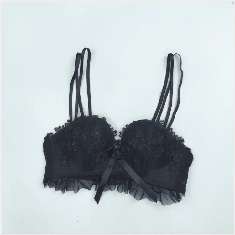Lace Wireless Bra with Adjustable Straps for Women - Lingerie