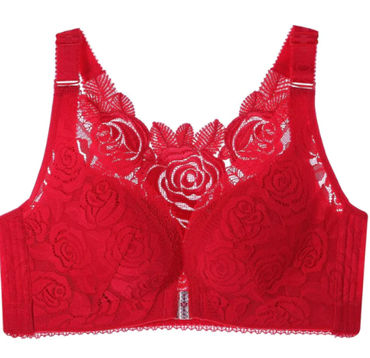 Lace Push-Up Front Buckle Bra - Lingerie