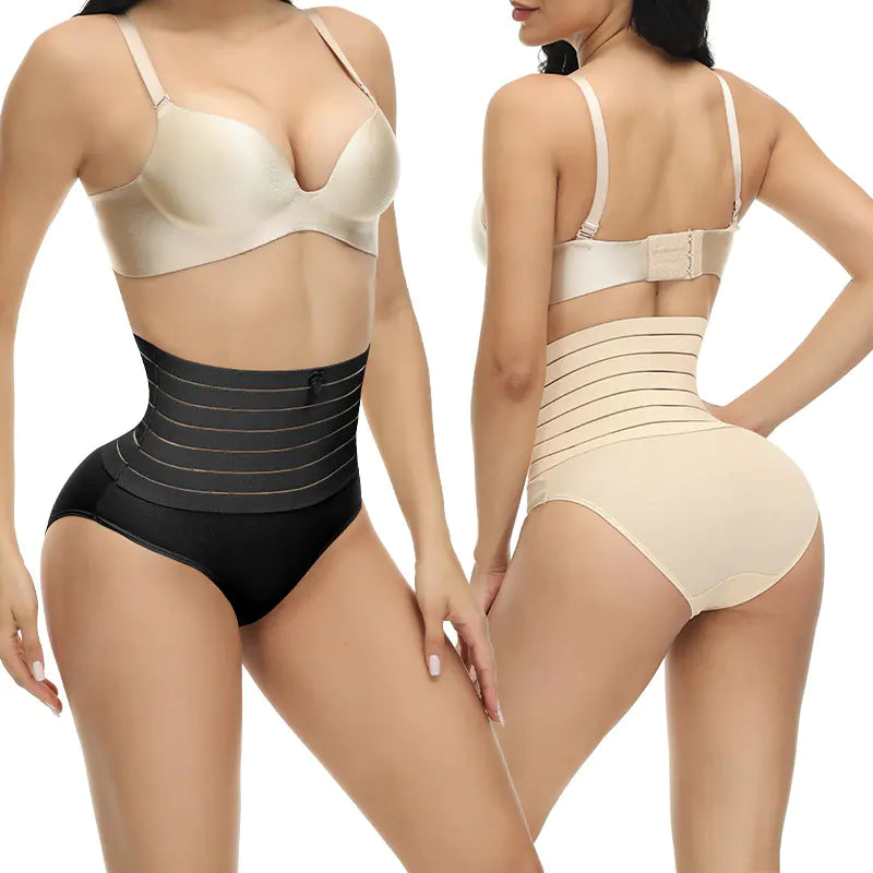 High Waist Postpartum Body Shaper Panties Plus Size - Lingerie