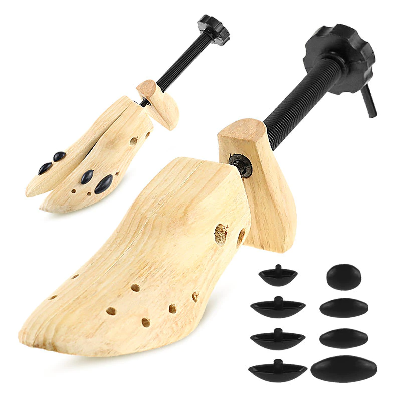 2-Way Wooden Adjustable Shoe Stretcher Expander Men Women Boot Size US 5-13 - Us seller