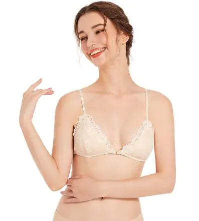 Lace Wireless French Bra for Women by BOTHYOUNG - Lingerie