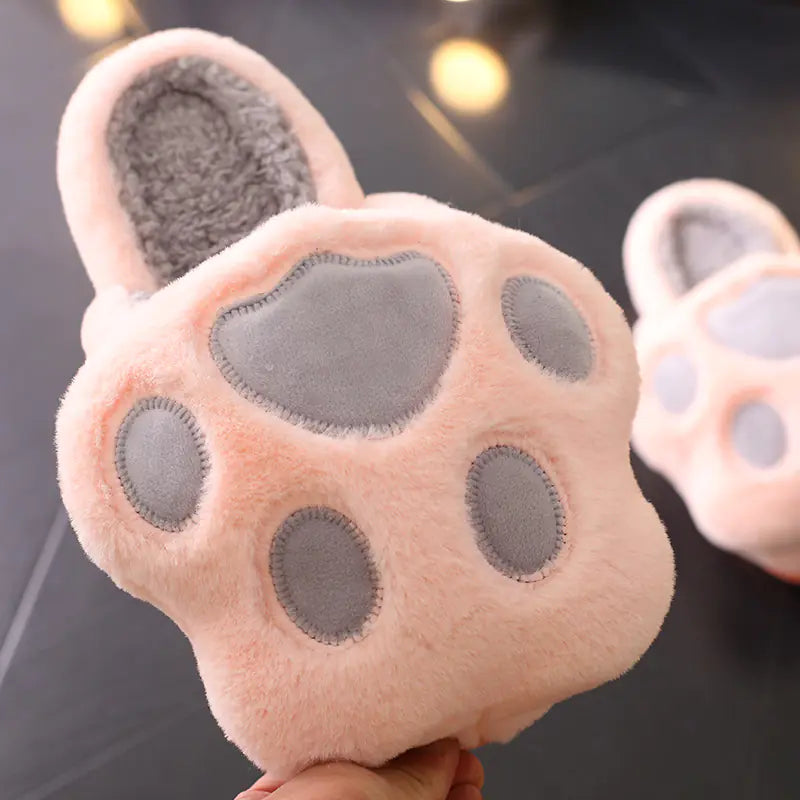 Bear Paw Cotton Slippers for Autumn and Winter- 888