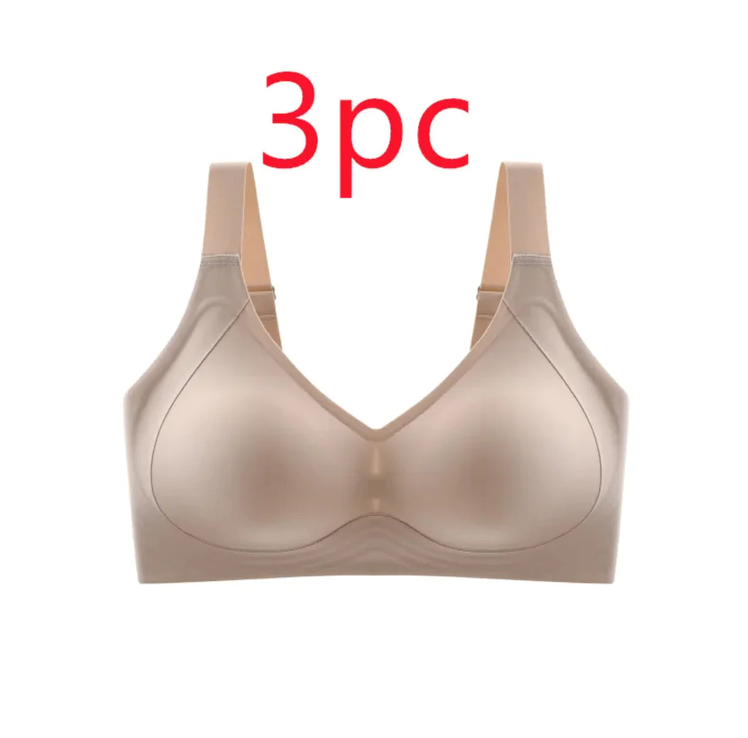 Plus Size Traceless Push-Up Sports Bra - Lingerie