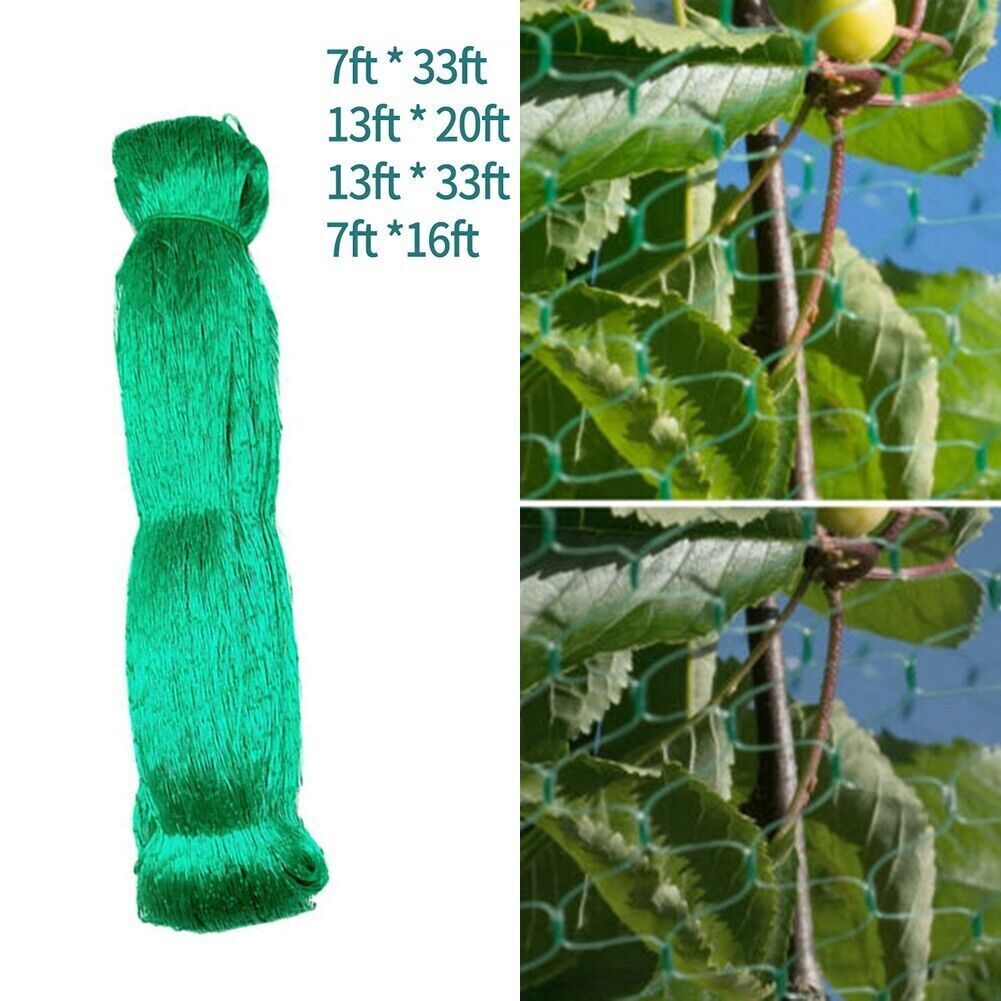 33FT Anti Bird Netting Pond Net Protection Tree Crops Plants Fruits - spt