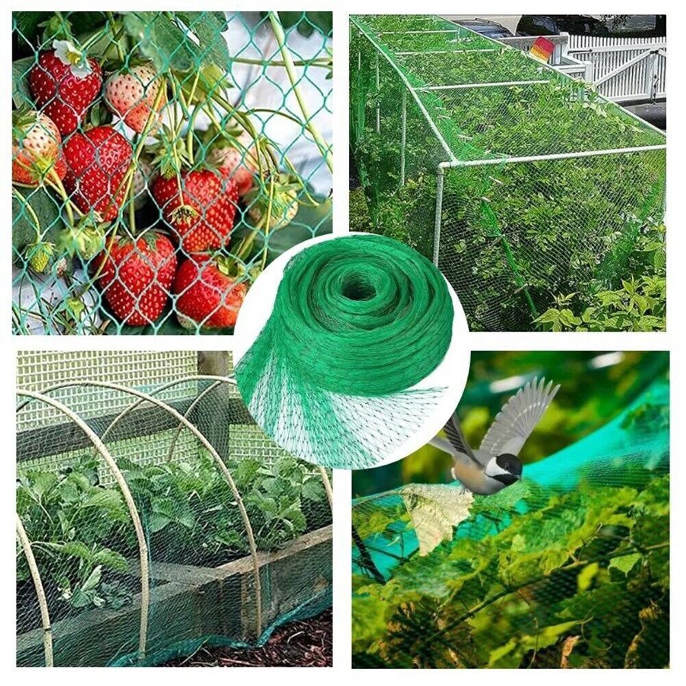 33FT Anti Bird Netting Pond Net Protection Tree Crops Plants Fruits - spt