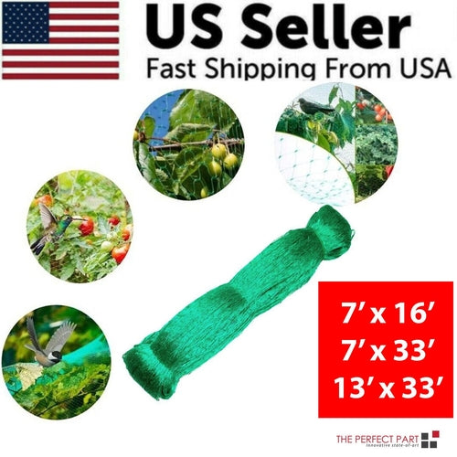33FT Anti Bird Netting Pond Net Protection Tree Crops Plants Fruits - spt