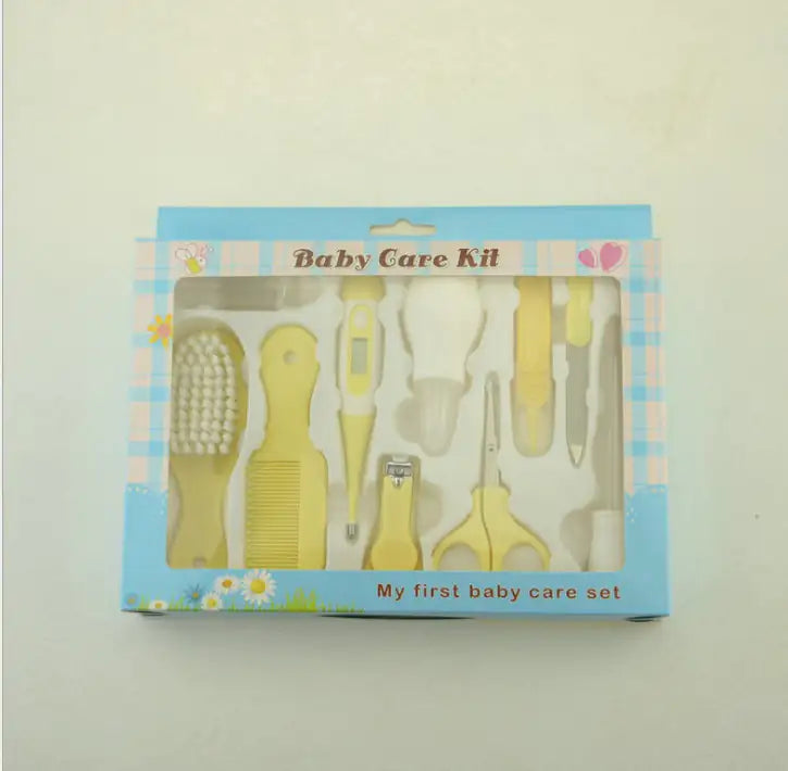 Thermometer für Mutter und Kind, Fütterung, Nasenpflege, 10-teiliges Set, Baby-Maniküre-Klemme, Nagelknipser-Set