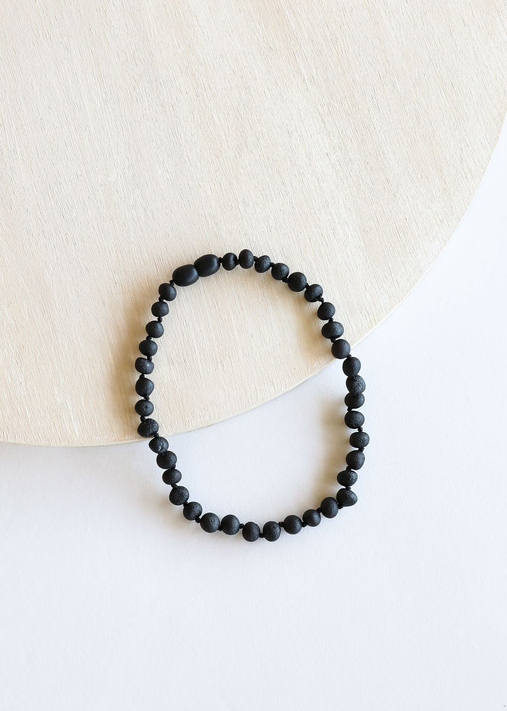 Raw Black Baltic Amber || Necklace