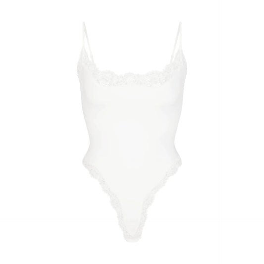 Strappy Lace One-Piece Open Crotch Bodysuit – Comfortable Lingerie