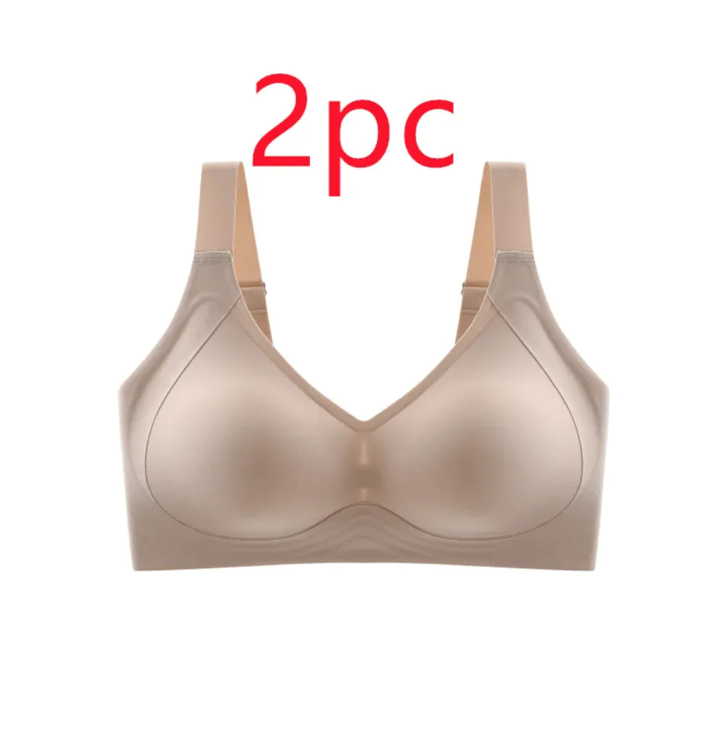 Plus Size Traceless Push-Up Sports Bra - Lingerie
