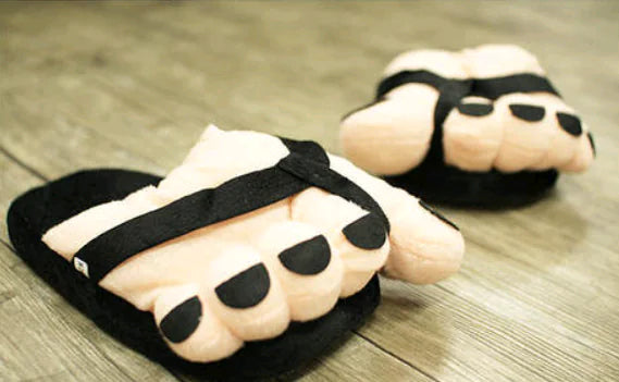 Cute Winter Cotton Slippers for Couples with Cartoon Design- 888