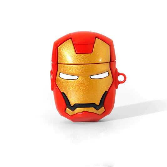 Iron Man Silicone Case for AirPods Pro 2/3 Wireless Earbuds