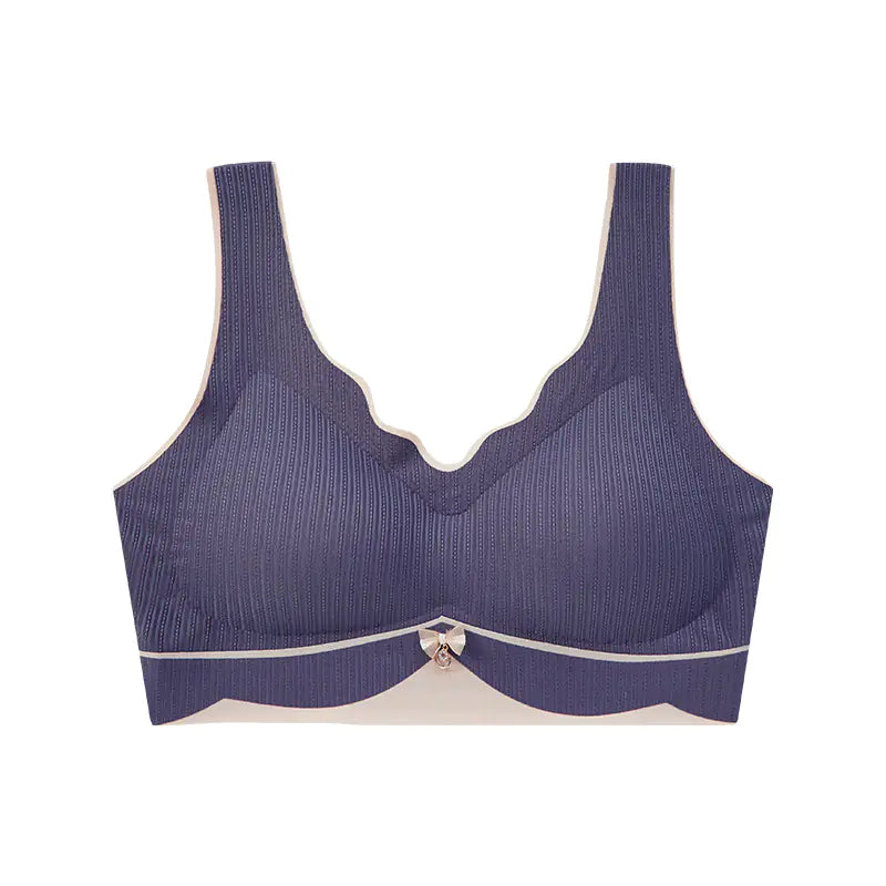Plus Size Seamless Wireless Sports Sleep Bra for Women - Lingerie