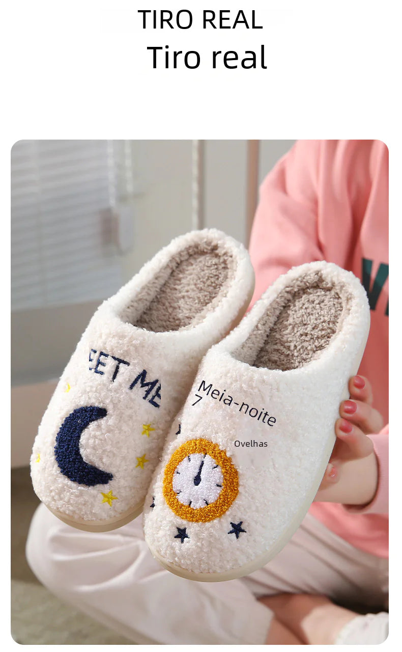 Comfortable Winter Cotton Slippers for Couples- 888