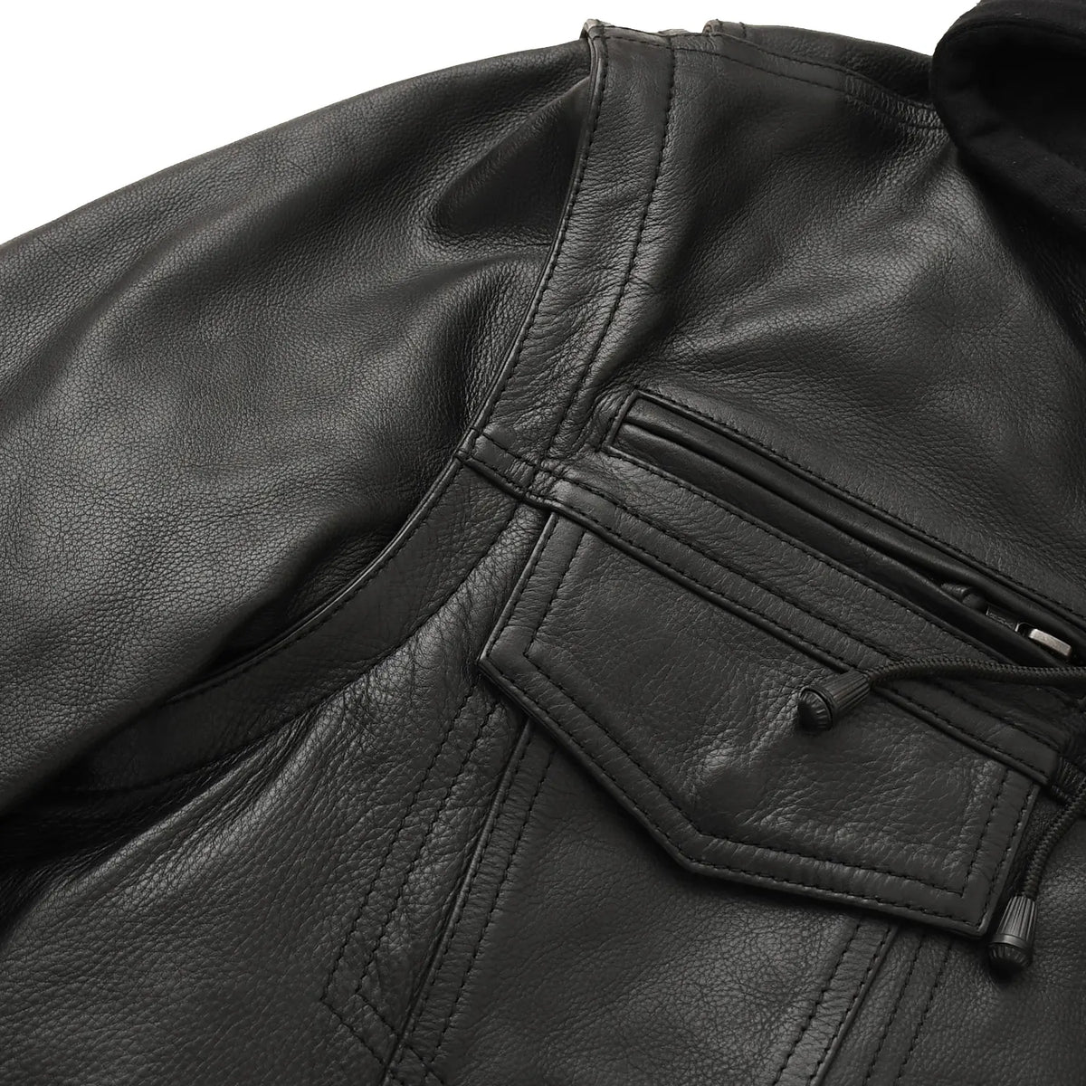 Nightstrike Men’s Motorcycle Leather Jacket