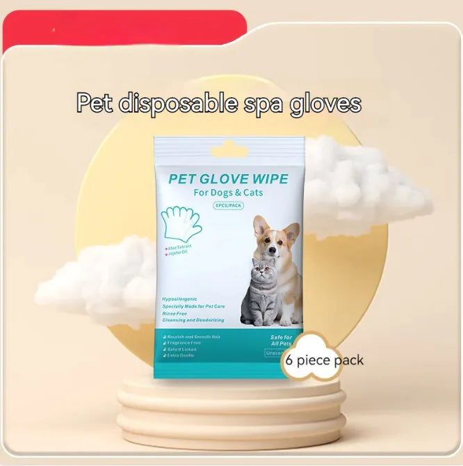 Pet Cleaning Gloves & Wipes - 888