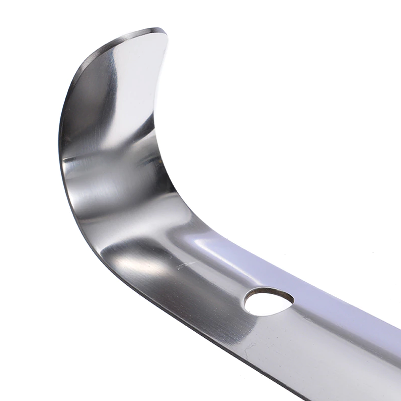 22in Extra Long Handle Shoe Horn Stainless Steel Metal Shoes Remover Shoehorn US seller