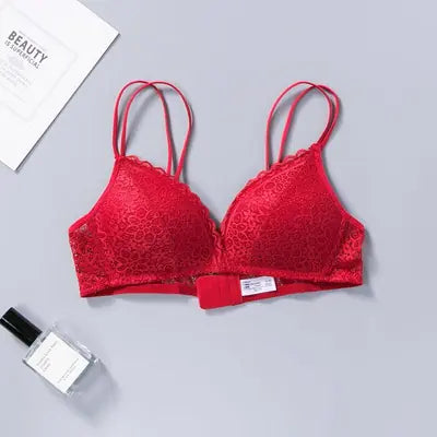 Summer Breathable Wireless Bra Set for Big Busts - Lingerie