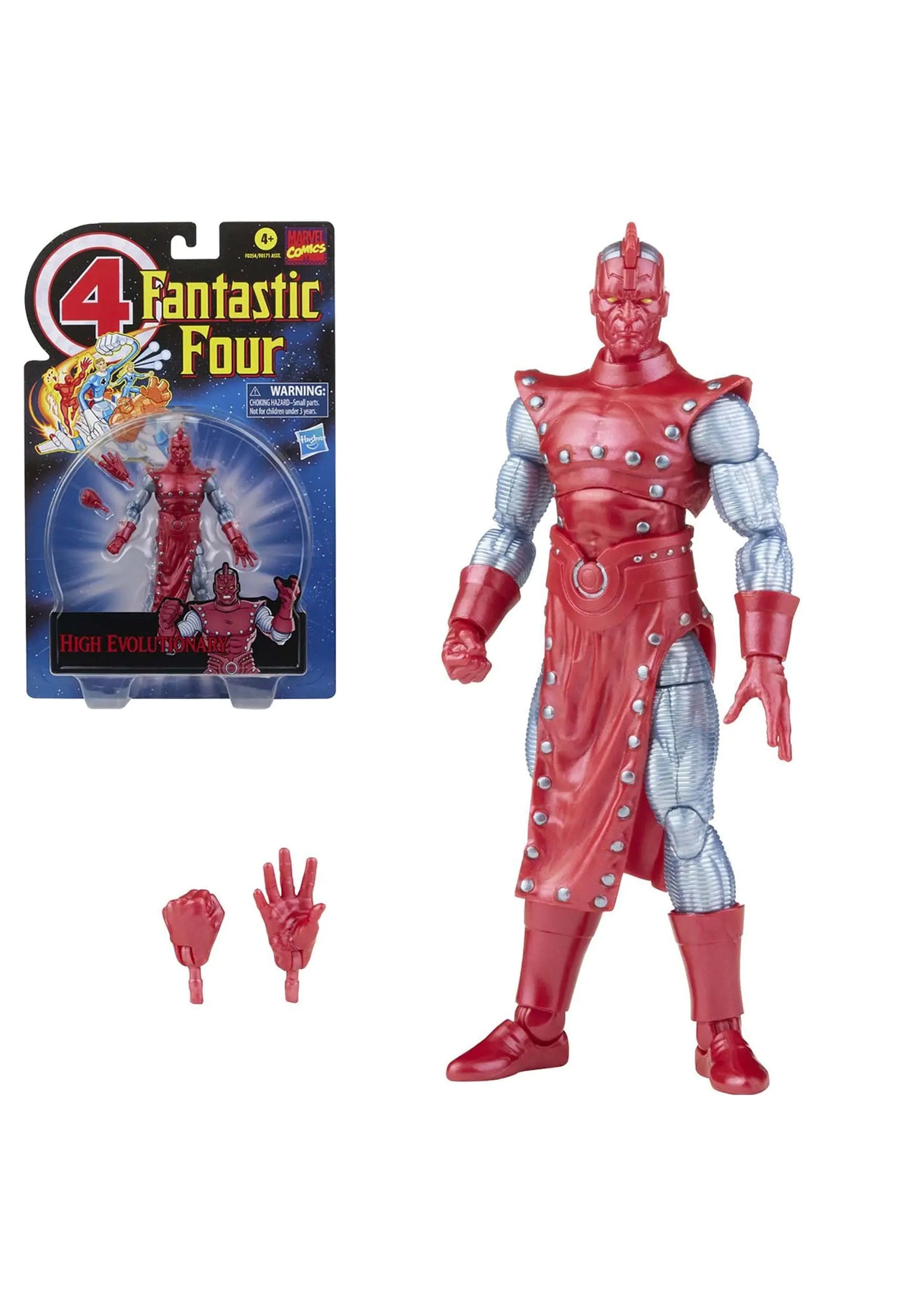 Marvel Hasbro Legends Series Retro Fantastic Four High Evolutionary 6-inch Action Figure Toy Includes 2 Accessories  - US seller